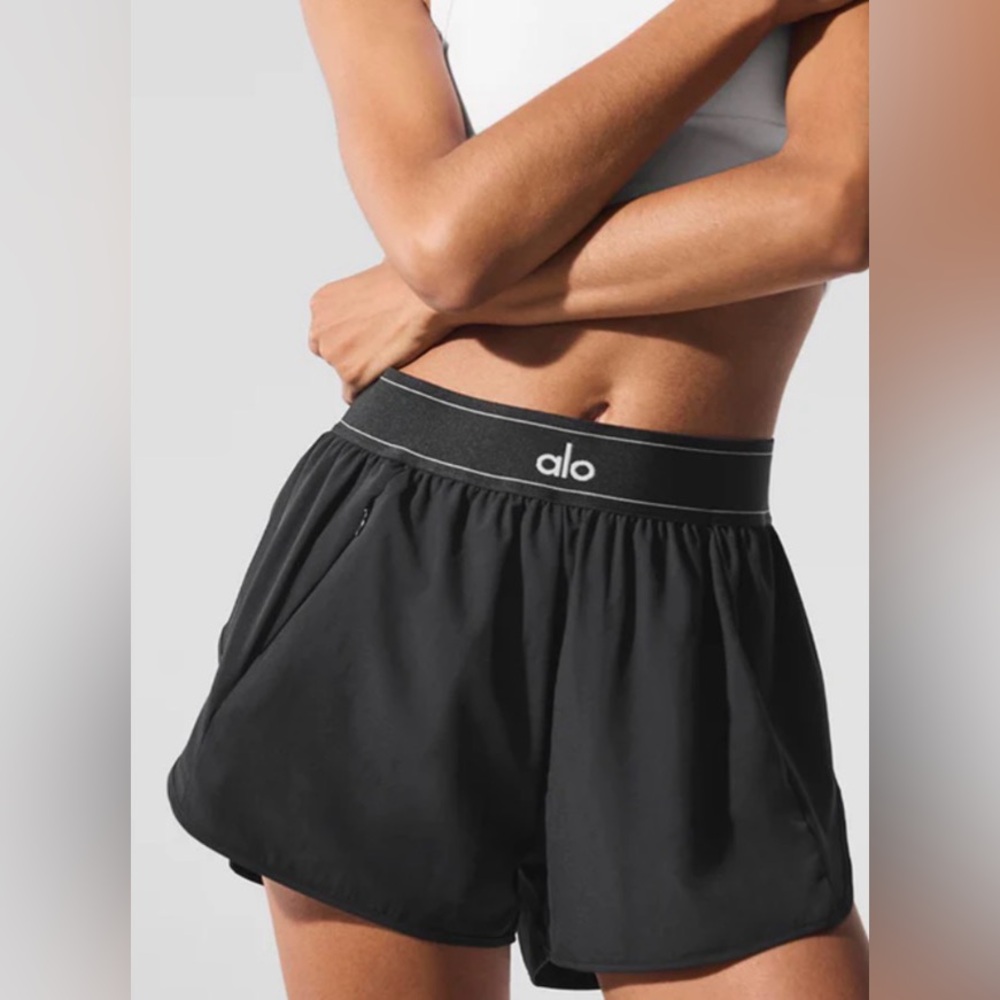 ALO Yoga Black Athletic Women's Shorts